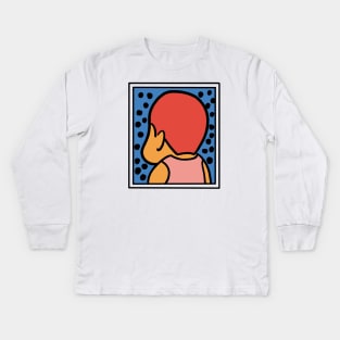 Sakuragi (Artbook Original color) | Slam Dunk tee Kids Long Sleeve T-Shirt